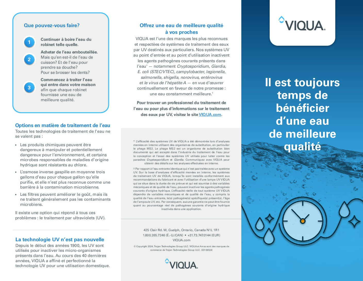 Il est toujours temps d’avoir une meilleure eau